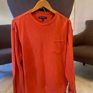 Daniel Cremieux Vibrant Red Long Sleeve Tee